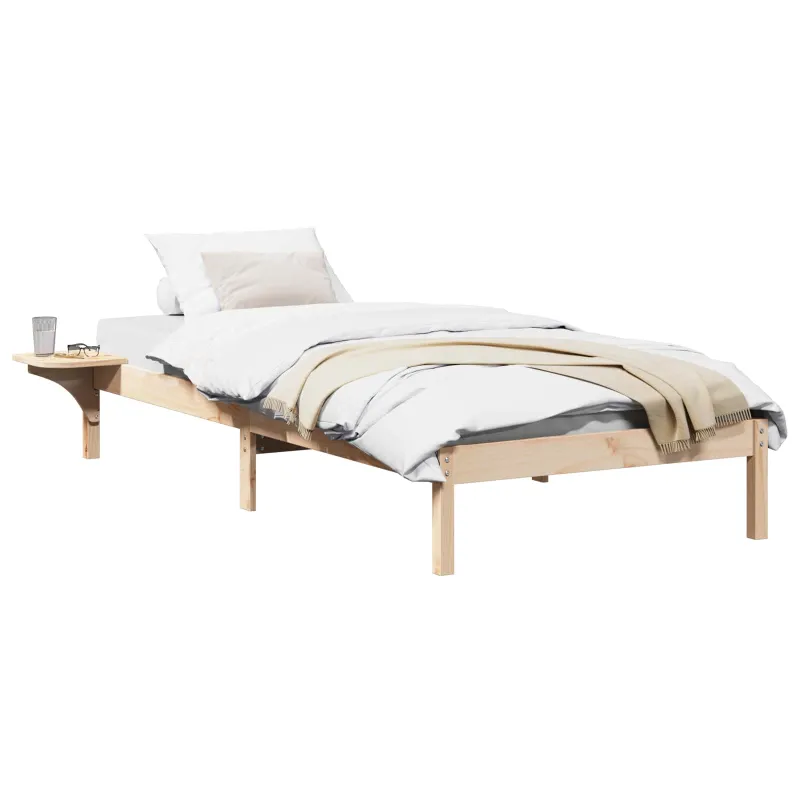 Lovos rėmas Natūrali 90 x 200 cm Kietos pušies mediena