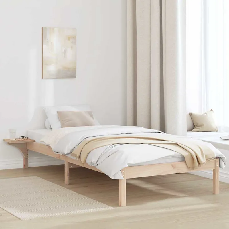 Lovos rėmas Natūrali 90 x 190 cm Kietos pušies mediena
