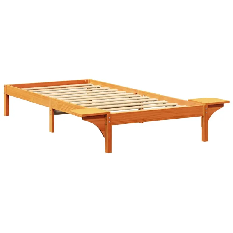 Lovos rėmas Vaško ruda 90 x 190 cm Kietos pušies mediena