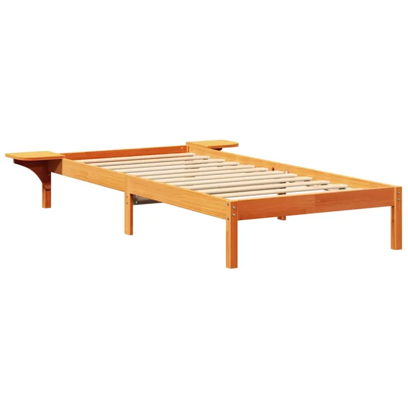 Lovos rėmas Vaško ruda 75 x 190 cm Kietos pušies mediena