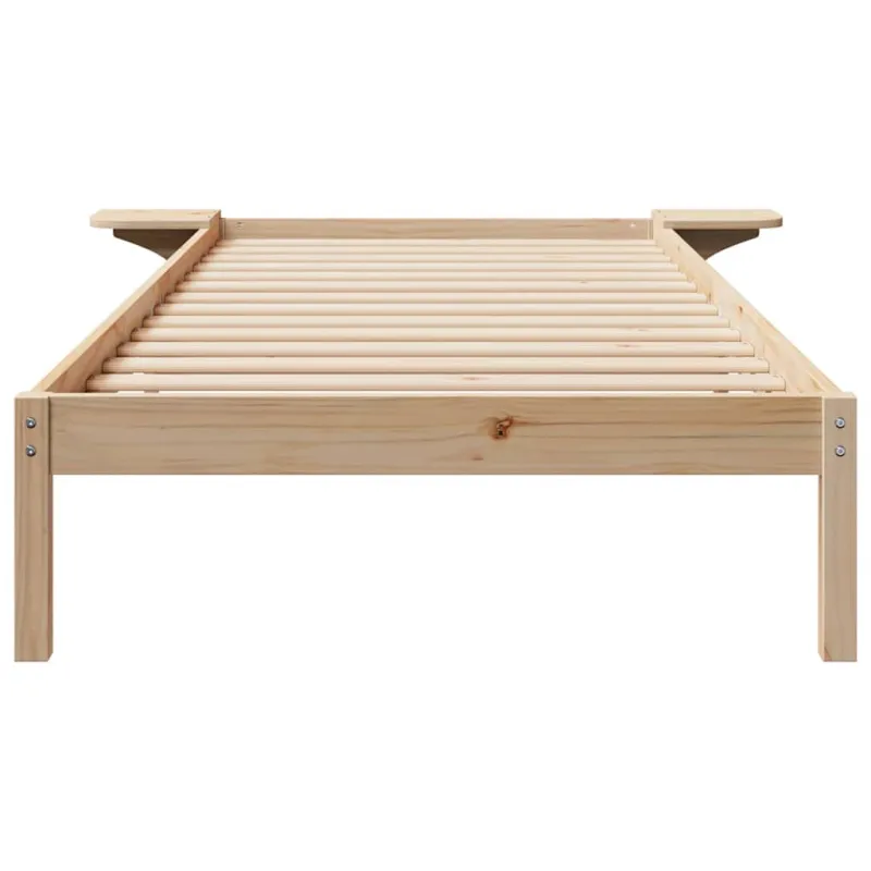 Lovos rėmas su šoninėmis stalelėmis Natūrali 100 x 210 cm