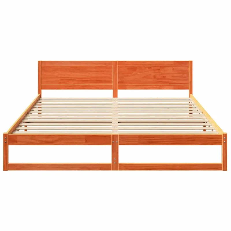 Lovos rėmas Vaško ruda 200 x 200 cm Kietos pušies mediena