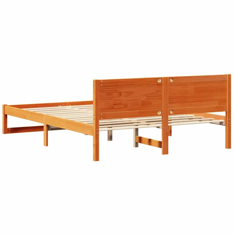 Lovos rėmas Vaško ruda 160 x 200 cm Kietos pušies mediena