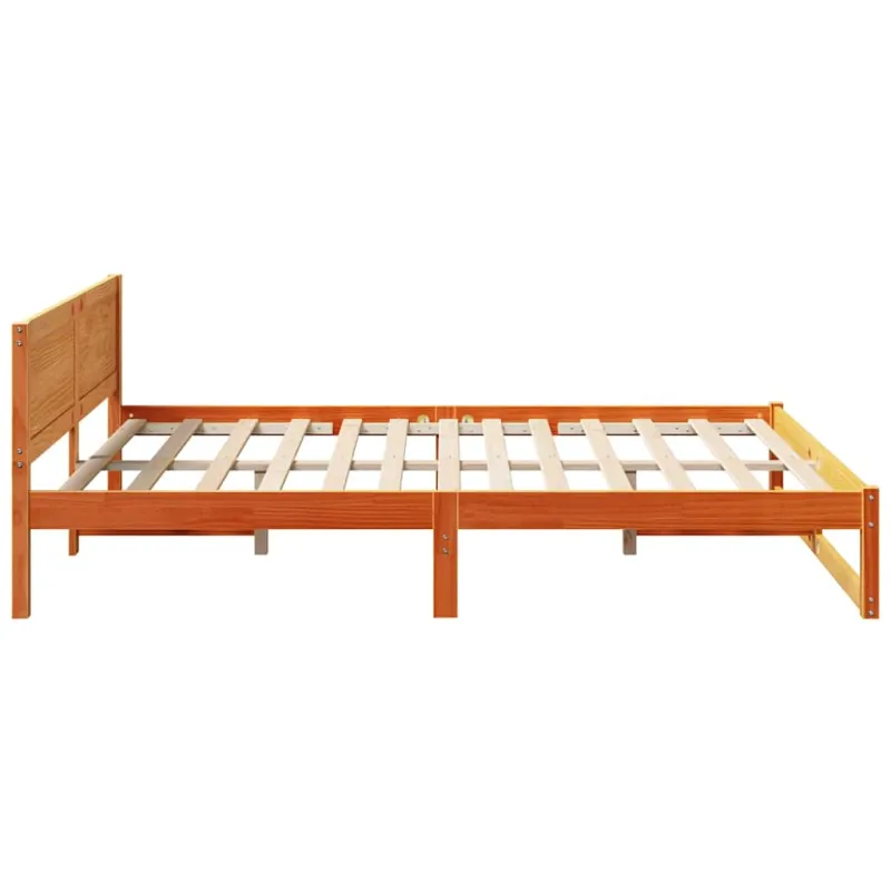 Lovos rėmas Vaško ruda 140 x 200 cm Kietos pušies mediena