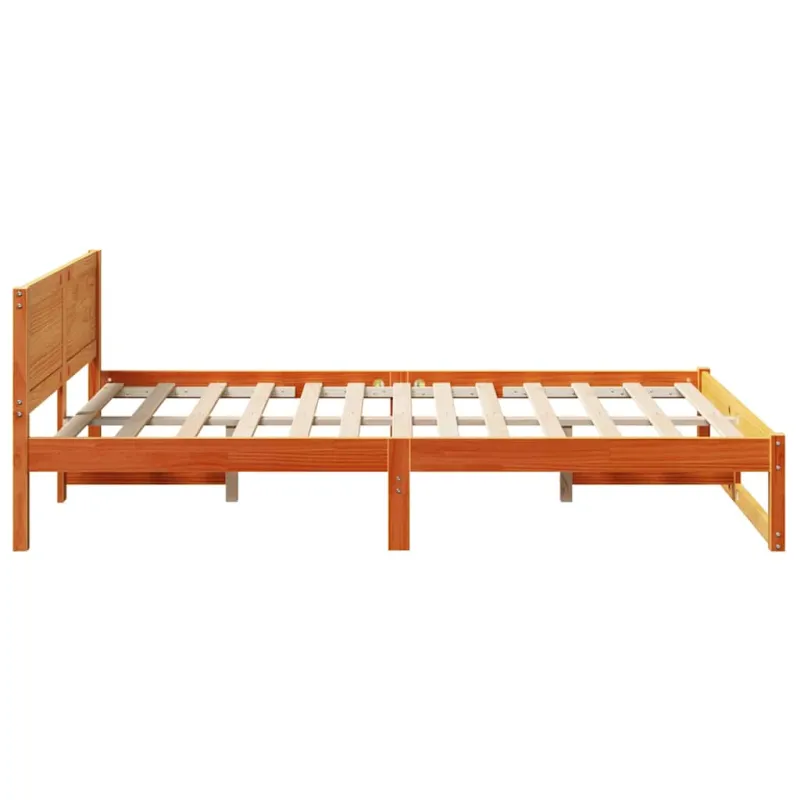 Lovos rėmas Vaško ruda 140 x 190 cm Kietos pušies mediena