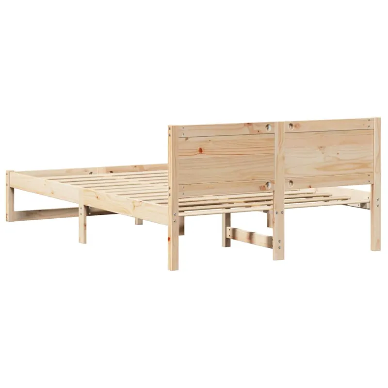 Lovos rėmas Natūrali 120 x 190 cm Kietos pušies mediena