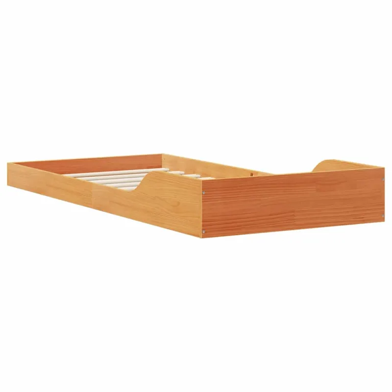 Lovos rėmas Vaško ruda 90 x 190 cm Kietos pušies mediena