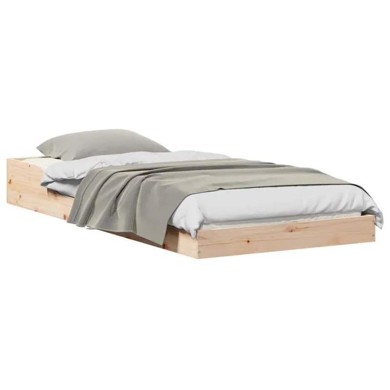 Lovos rėmas Natūrali 80 x 210 cm Kietos pušies mediena