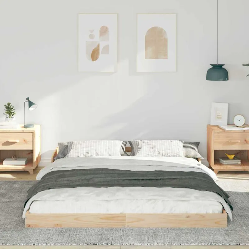 Lovos rėmas Ruda 160 x 210 cm Kietos pušies mediena