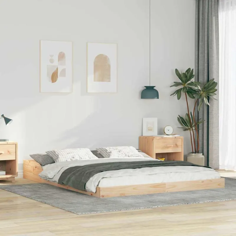 Lovos rėmas Ruda 160 x 220 cm Kietos pušies mediena