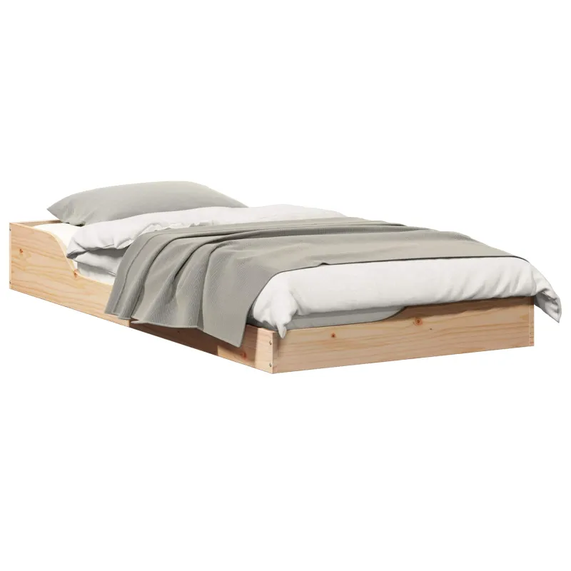 Lovos rėmas Ruda 75 x 190 cm Kietos pušies mediena