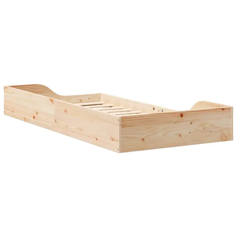 Lovos rėmas Ruda 75 x 190 cm Kietos pušies mediena