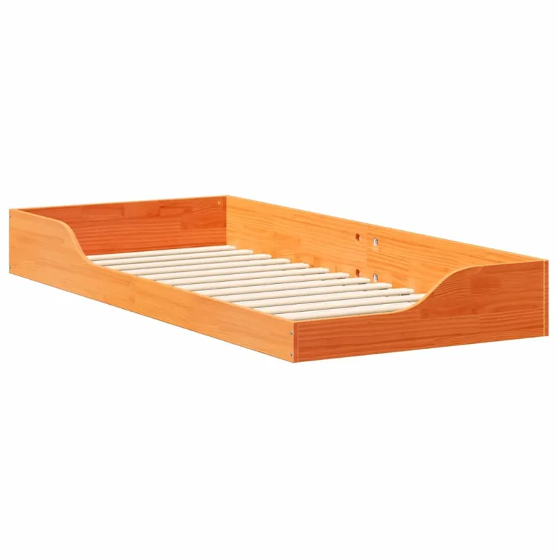 Lovos rėmas Vaško ruda 100 x 210 cm Kietos pušies mediena