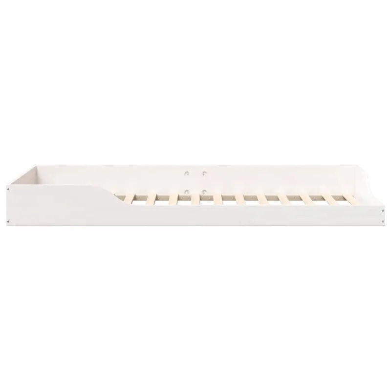 Lovos rėmas Balta 100 x 220 cm Kietos pušies mediena