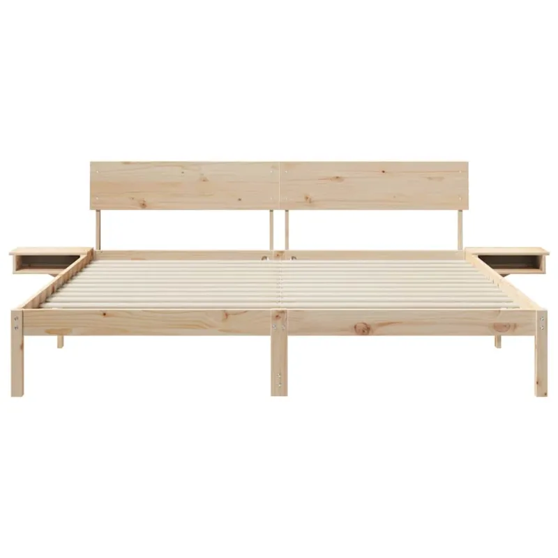 Lovos rėmas Ruda 180 x 200 cm Kietos pušies mediena