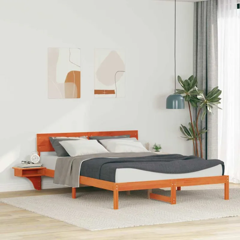 Lovos rėmas Vaško ruda 160 x 200 cm Kietos pušies mediena