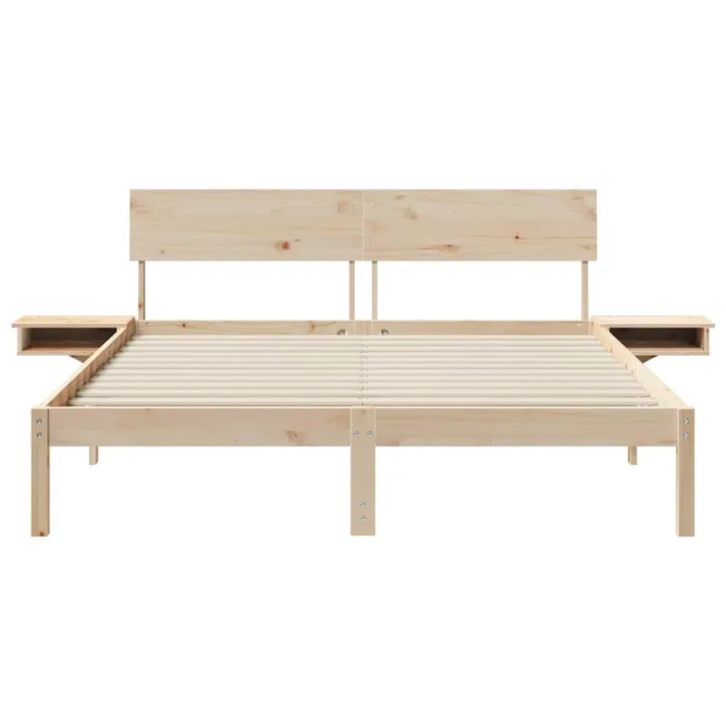 Lovos rėmas Ruda 150 x 200 cm Kietos pušies mediena