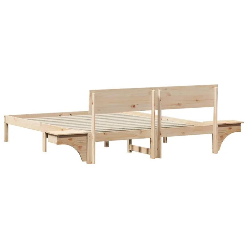 Lovos rėmas Ruda 150 x 200 cm Kietos pušies mediena