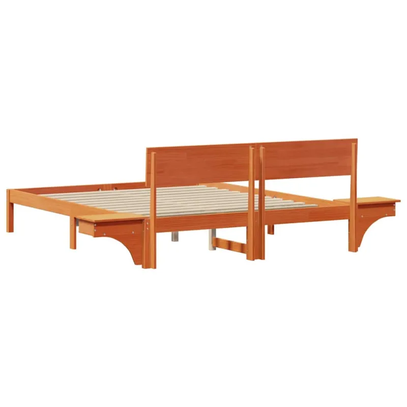 Lovos rėmas Vaško ruda 150 x 200 cm Kietos pušies mediena