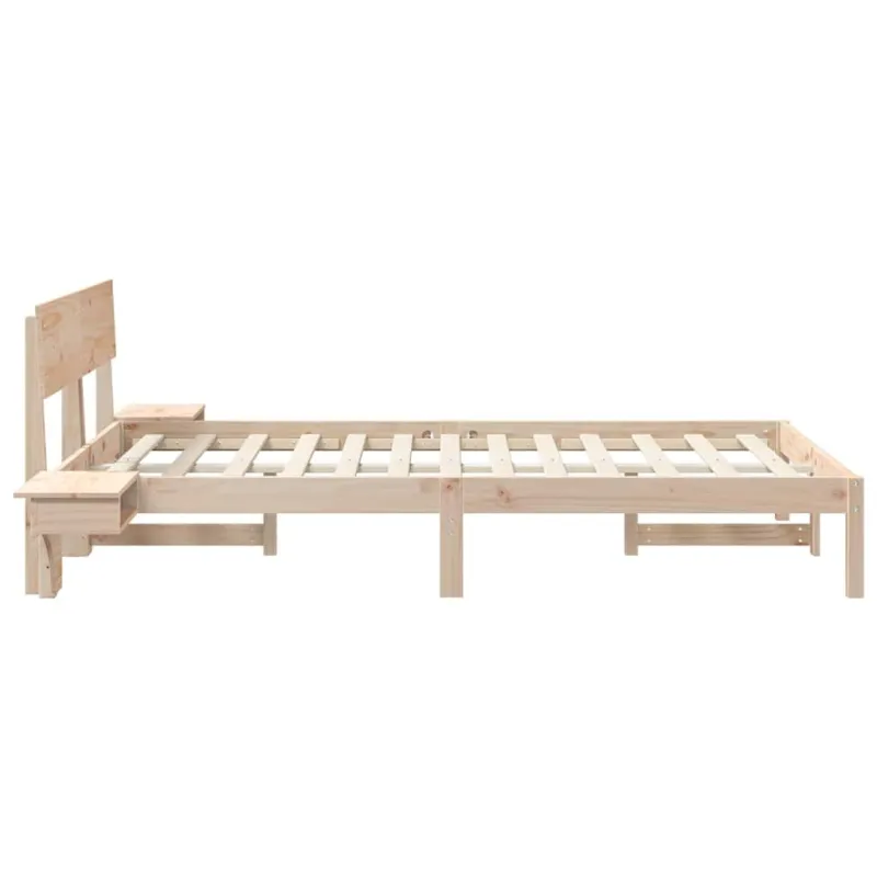 Lovos rėmas Ruda 140 x 190 cm Kietos pušies mediena