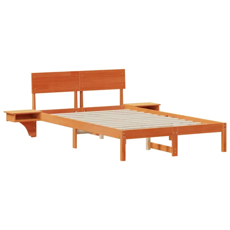 Lovos rėmas Vaško ruda 140 x 190 cm Kietos pušies mediena