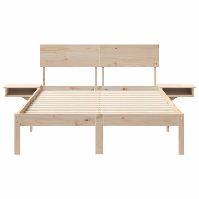 Lovos rėmas Ruda 135 x 190 cm Kietos pušies mediena