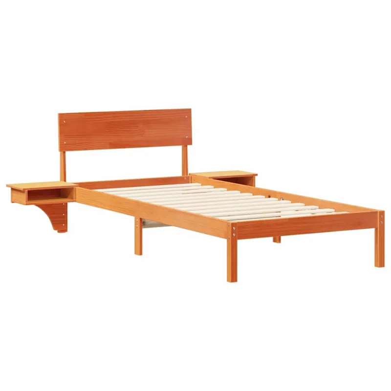 Lovos rėmas Vaško ruda 100 x 200 cm Kietos pušies mediena