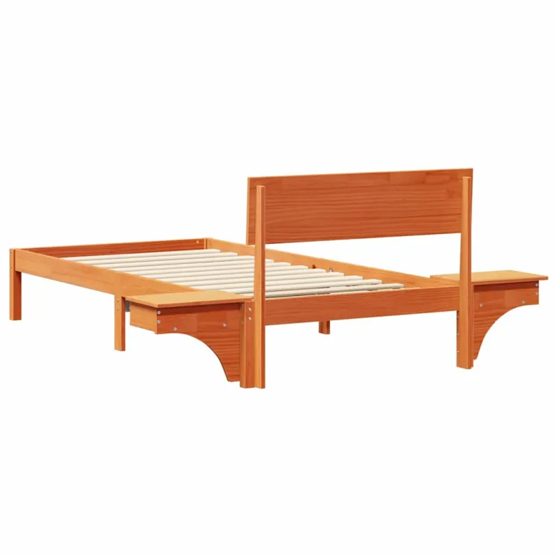 Lovos rėmas Vaško ruda 100 x 200 cm Kietos pušies mediena