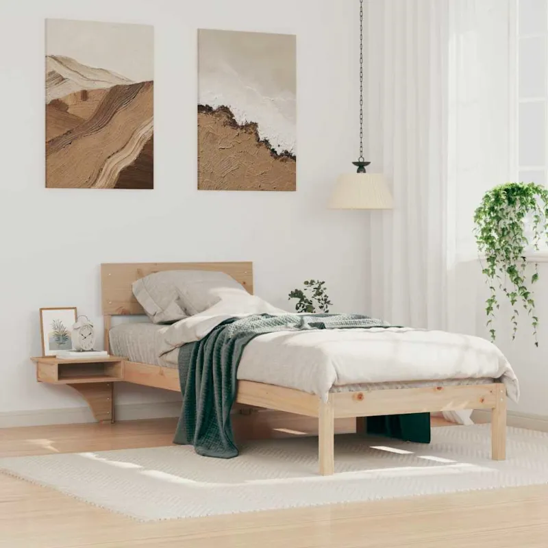Lovos rėmas Ruda 75 x 190 cm Kietos pušies mediena