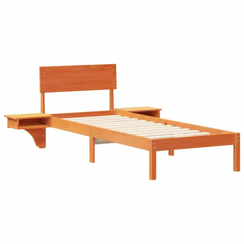 Lovos rėmas Vaško ruda 75 x 190 cm Kietos pušies mediena