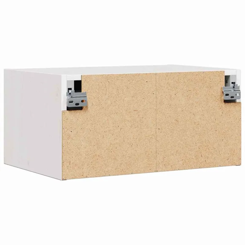 Naktinis staliukas 2 pcs Balta 50 x 32,5 x 24 cm Pušies masyvas