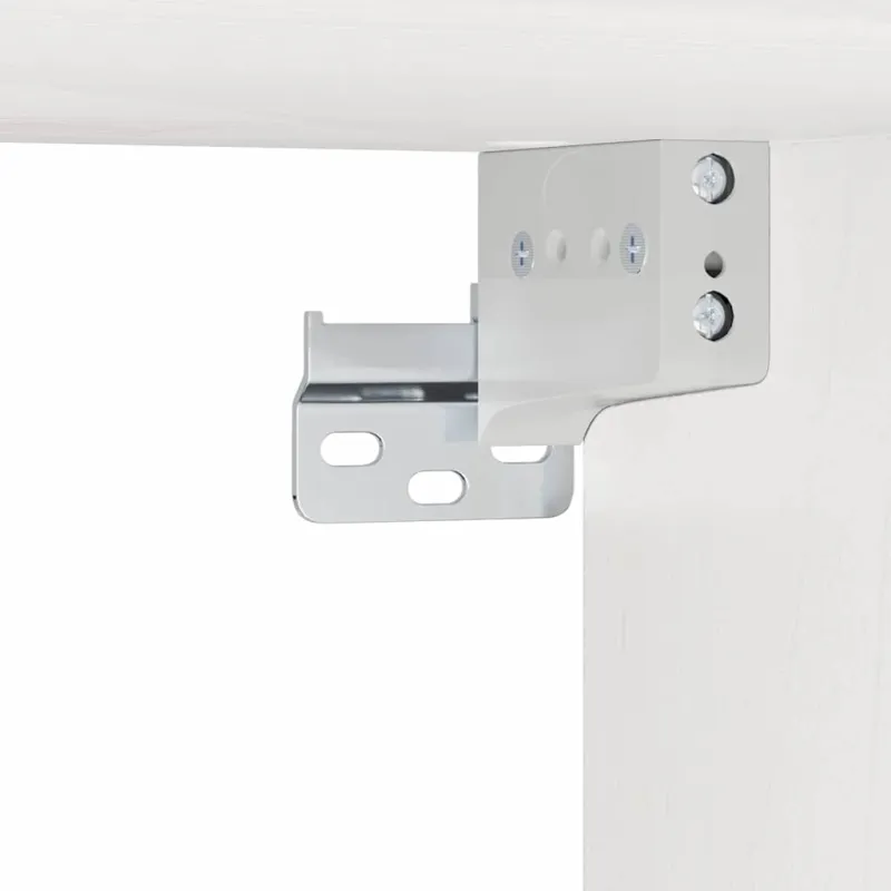 Naktinis staliukas 2 pcs Balta 50 x 32,5 x 24 cm Pušies masyvas