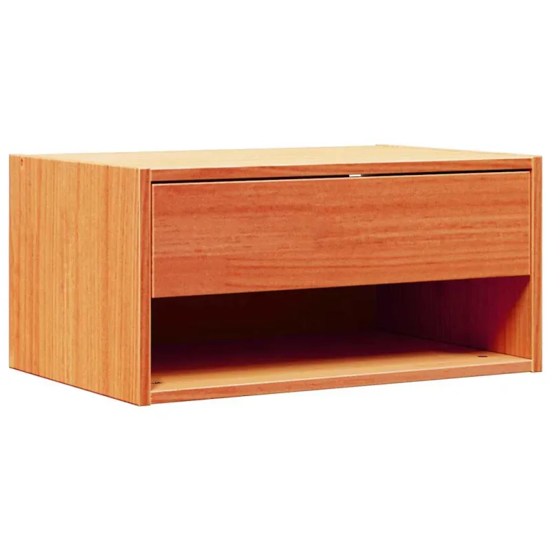 Naktinis staliukas Vaško ruda 50 x 32,5 x 24 cm Pušies masyvas