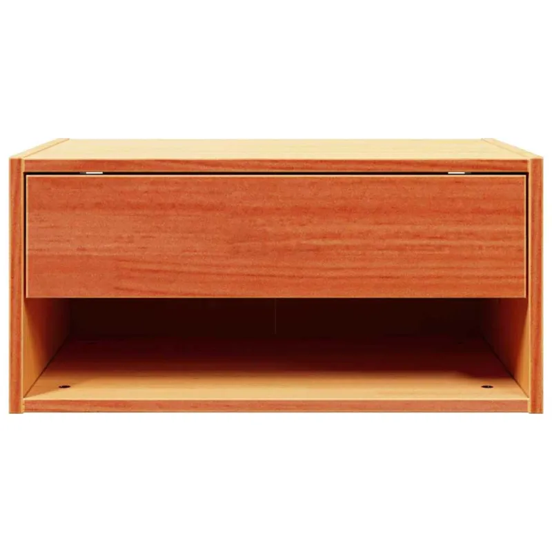 Naktinis staliukas Vaško ruda 50 x 32,5 x 24 cm Pušies masyvas