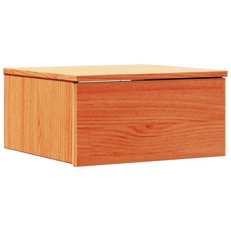 Naktinis staliukas 2 pcs Vaško ruda 37 x 35 x 18,5 cm