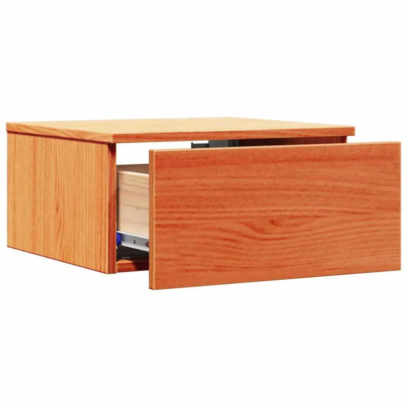 Naktinis staliukas 2 pcs Vaško ruda 37 x 35 x 18,5 cm