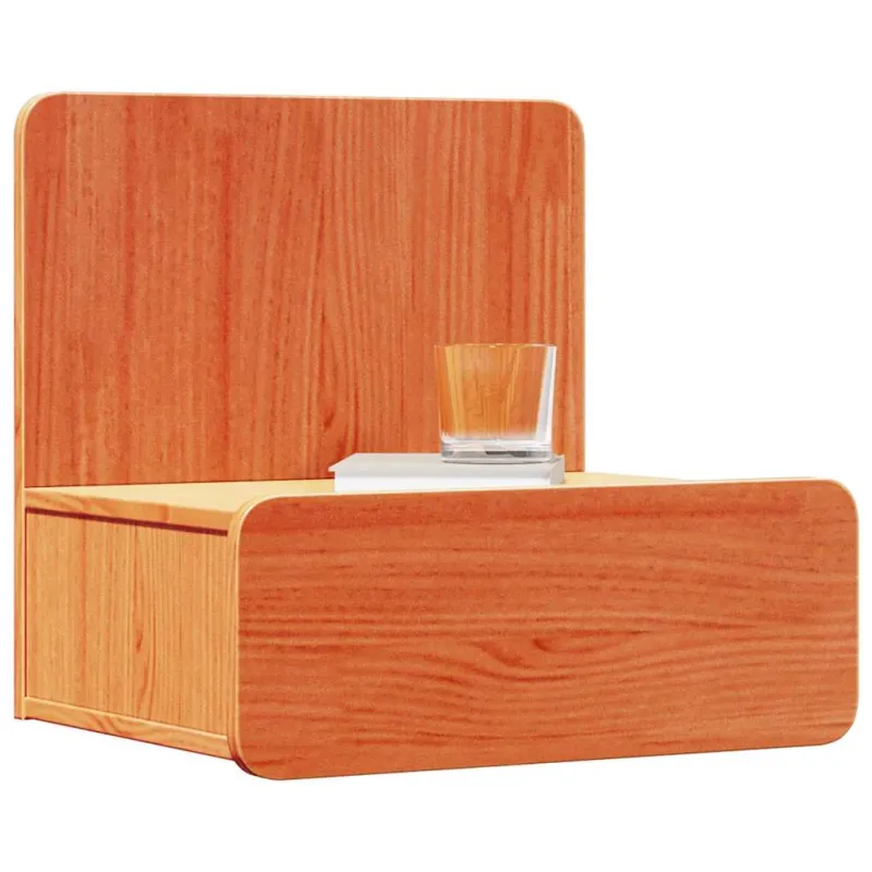 Naktinis staliukas 2 pcs Vaško ruda 44 x 32,5 x 40 cm