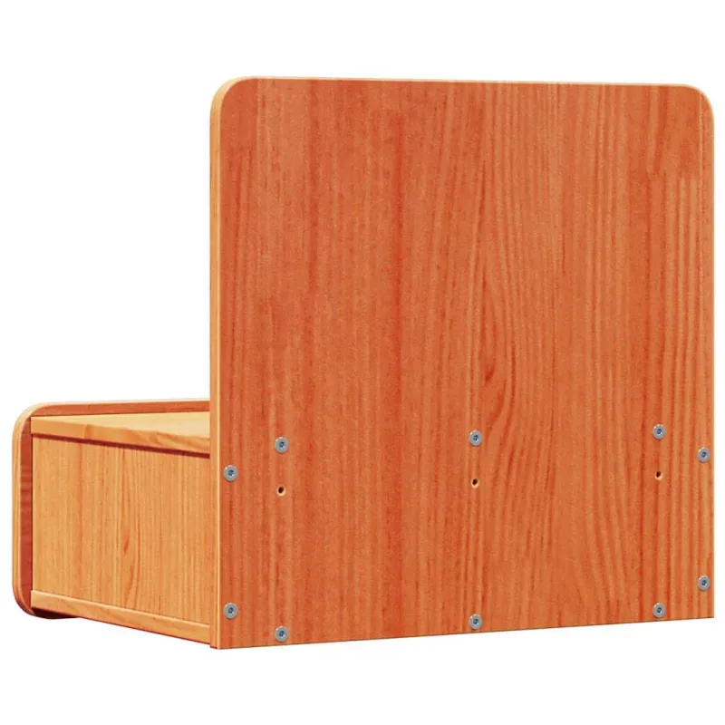 Naktinis staliukas 2 pcs Vaško ruda 44 x 32,5 x 40 cm