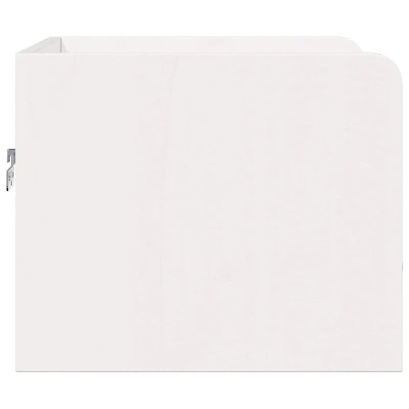 Naktinis staliukas 2 pcs Balta 38 x 36 x 29,5 cm Pušies masyvas