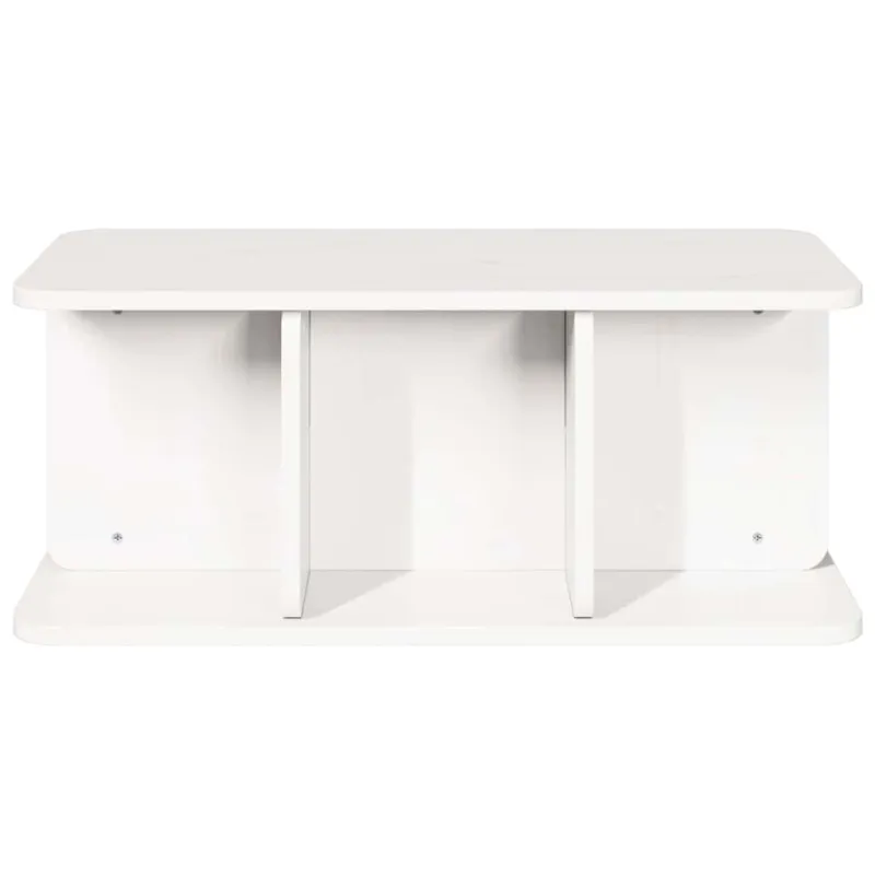 Kavos staliukas Balta 80 x 39,5 x 33,5 cm Pušies masyvas