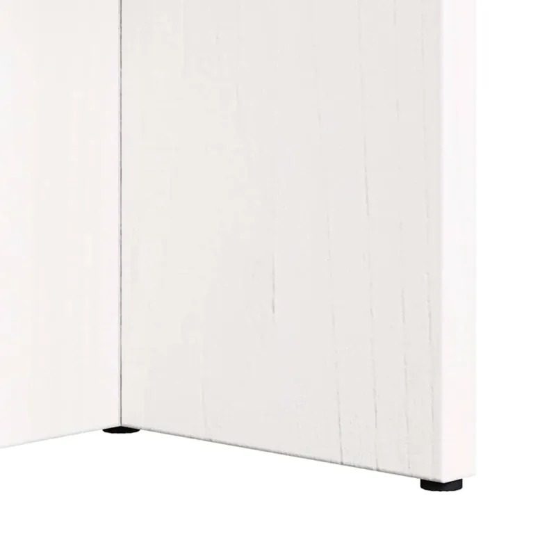 Kavos staliukas Balta 80 x 39,5 x 35 cm Pušies medienos masyvas