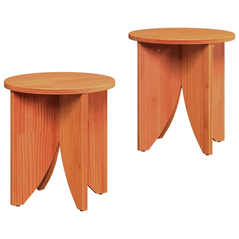 Kavos staliukas 2 pcs Vaško ruda
