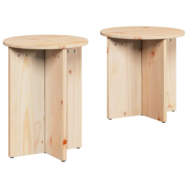 Kavos staliukas 2 pcs Natūrali