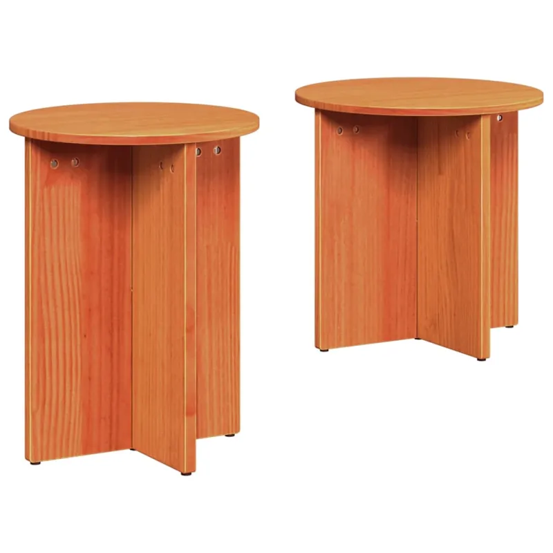 Kavos staliukas 2 pcs Vaško ruda