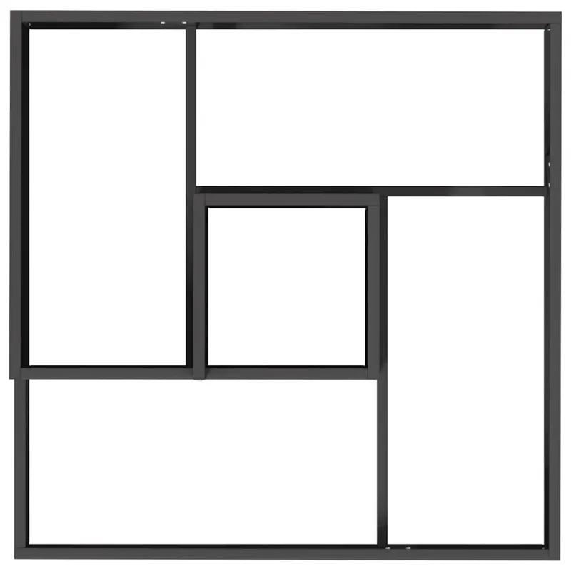 Sodo vazonas Juoda 60 x 60 x 50 cm Šaltai valcuotas plienas