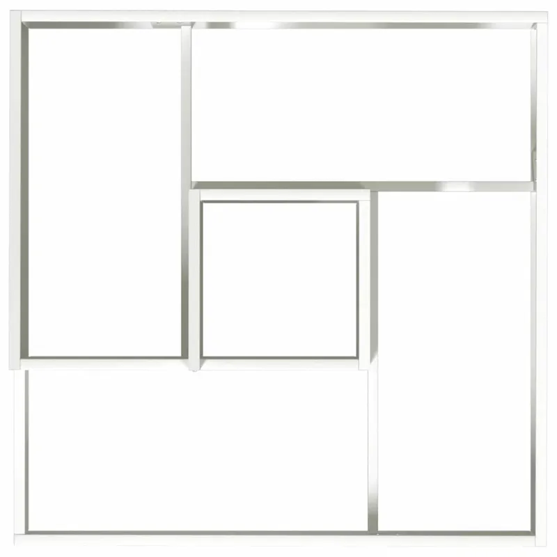 Sodo vazonas Balta 60 x 60 x 50 cm Šaltai valcuotas plienas