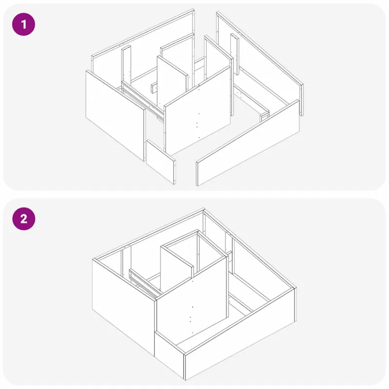 Sodo vazonas Balta 80 x 80 x 50 cm Šaltai valcuotas plienas
