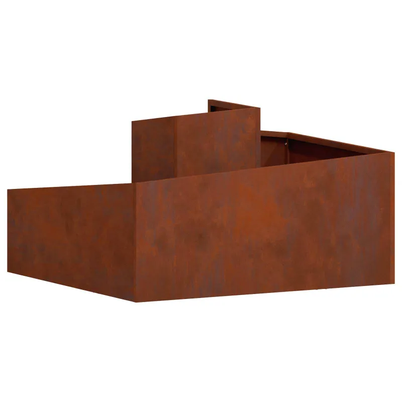 Sodo vazonas Ruda 80 x 80 x 50 cm