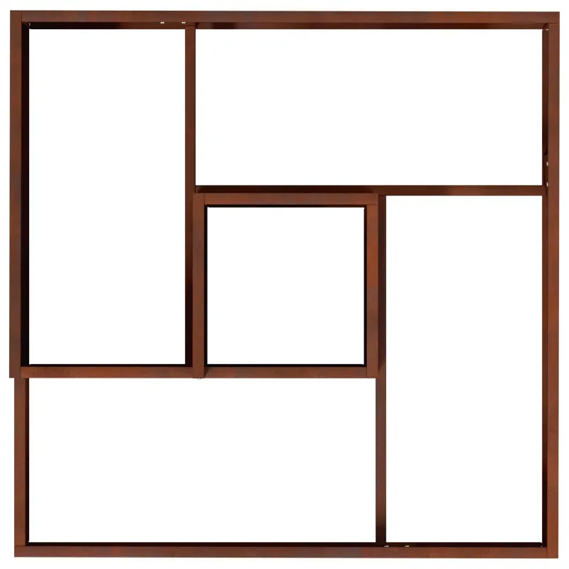 Sodo vazonas Ruda 80 x 80 x 50 cm