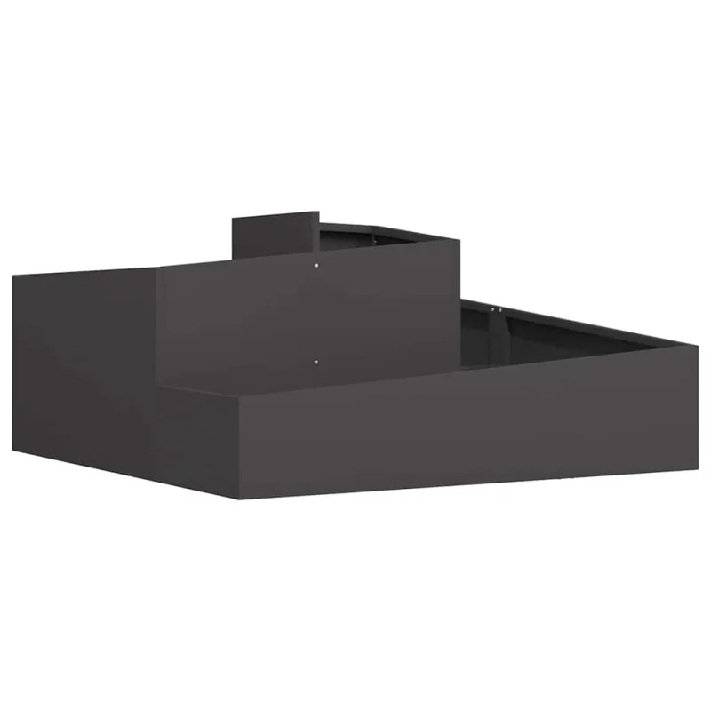 Sodo vazonas Juoda 100 x 100 x 50 cm Šaltai valcuotas plienas